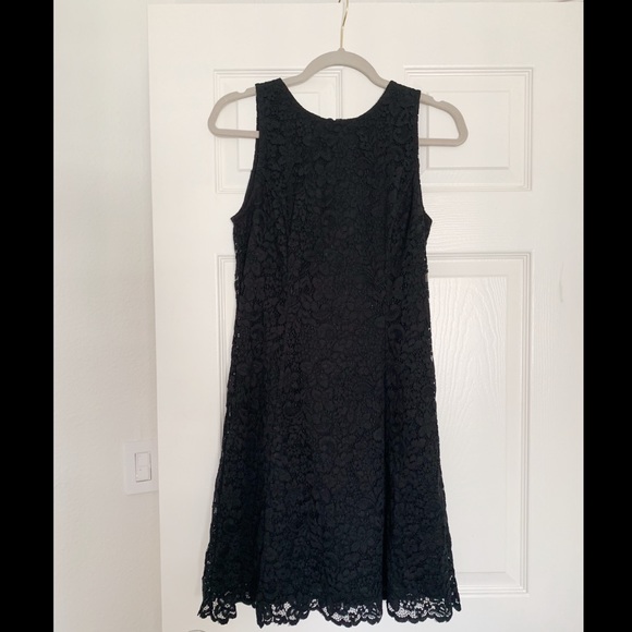 Ann Taylor lace dress (black + petite) - Picture 2 of 5